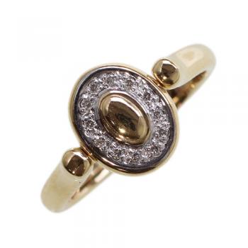 Ring Yellow Gold Opal Doublet